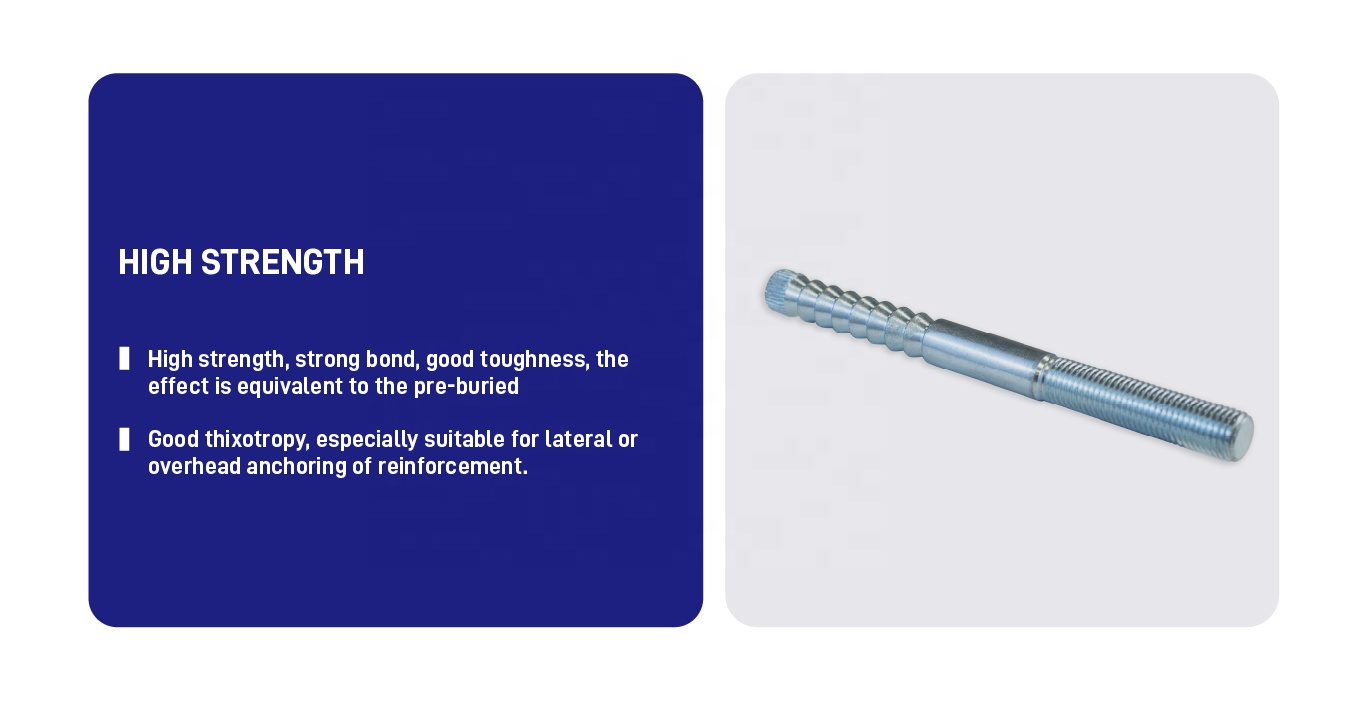 Hoogo High Load Anchoring Performance Epoxy Steel Chemical Anchor Glue CE &amp; ISO Certified for Rebar and Anchor Bolt Installation