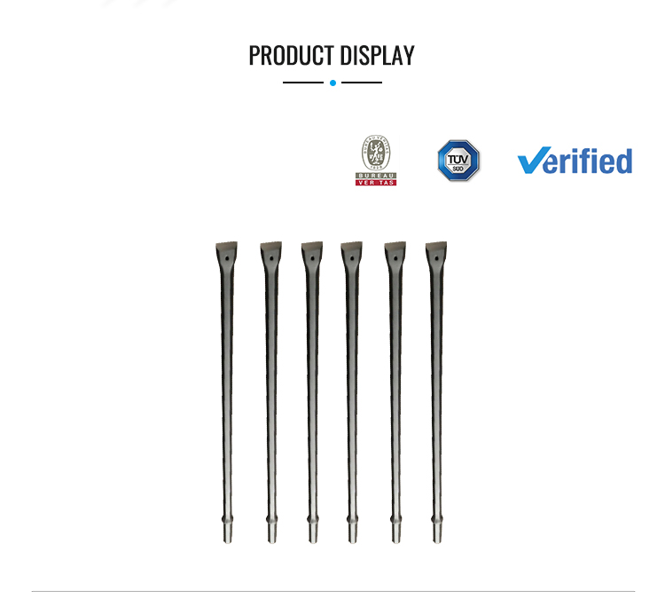 H19 H22 108mm Integral Drill Steel Rods for Small Hole Drilling