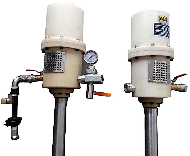 Pneumatic Grout Pump Angles
