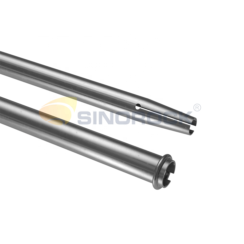 Direct Factory Price Sinorock 43mm Steel Split Set Stabilizers Mining Hard Rock Support Friction Rock Bolt 10 Tons Capacity