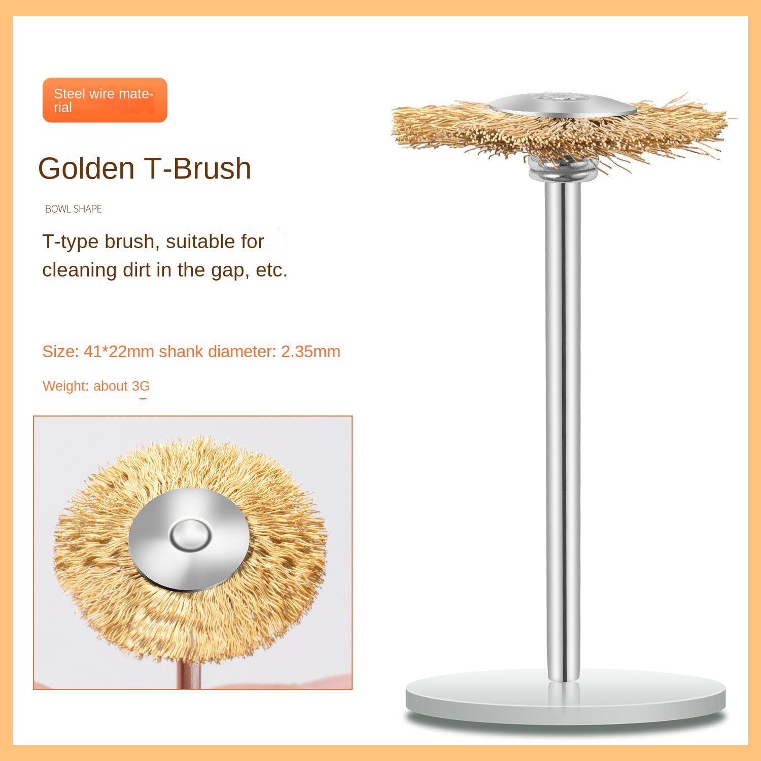 Nail Drill Bit Brush sizing