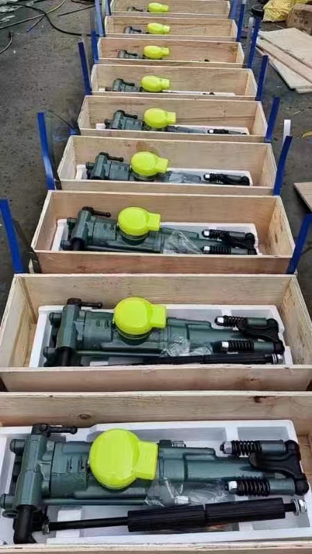 Y24 Portable Hand-Held Rock Drill Lightweight Equipment with 220v Engine Gear Bearing Low MOQ