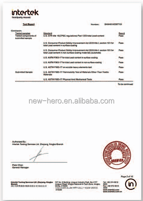 Reach Test Report