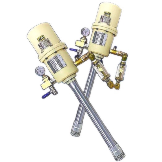 Pneumatic Grout Pump Display