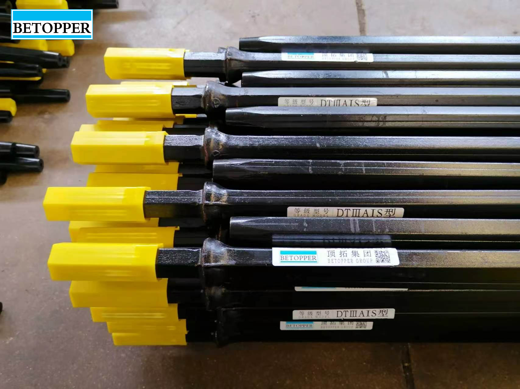 For Brand Hot Sale H22 6 7 11 12 Taper Forged Steel Drill Rod API Certified for Coal Mining Quarrying Operations