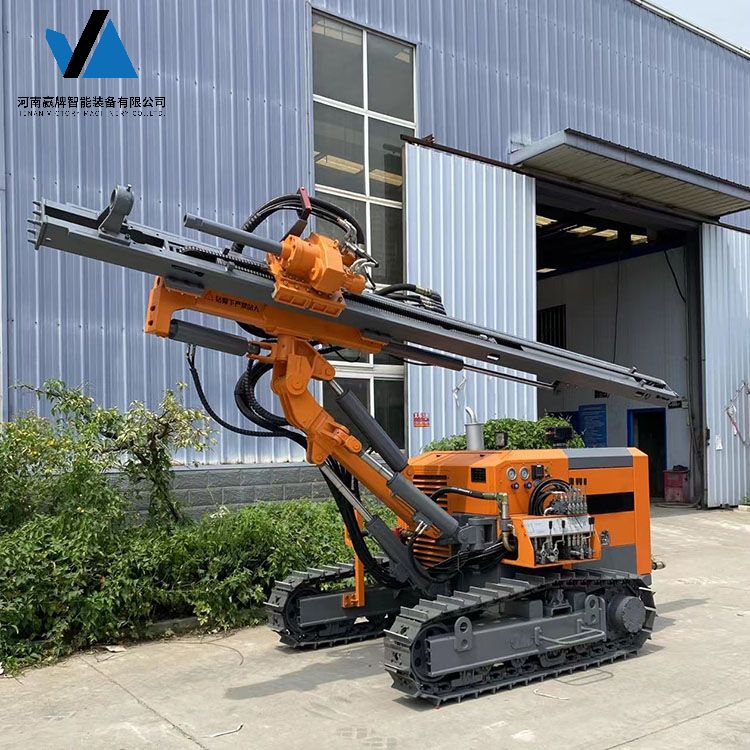 Steel Crawler DTH Mine Drilling Rig Working Principle