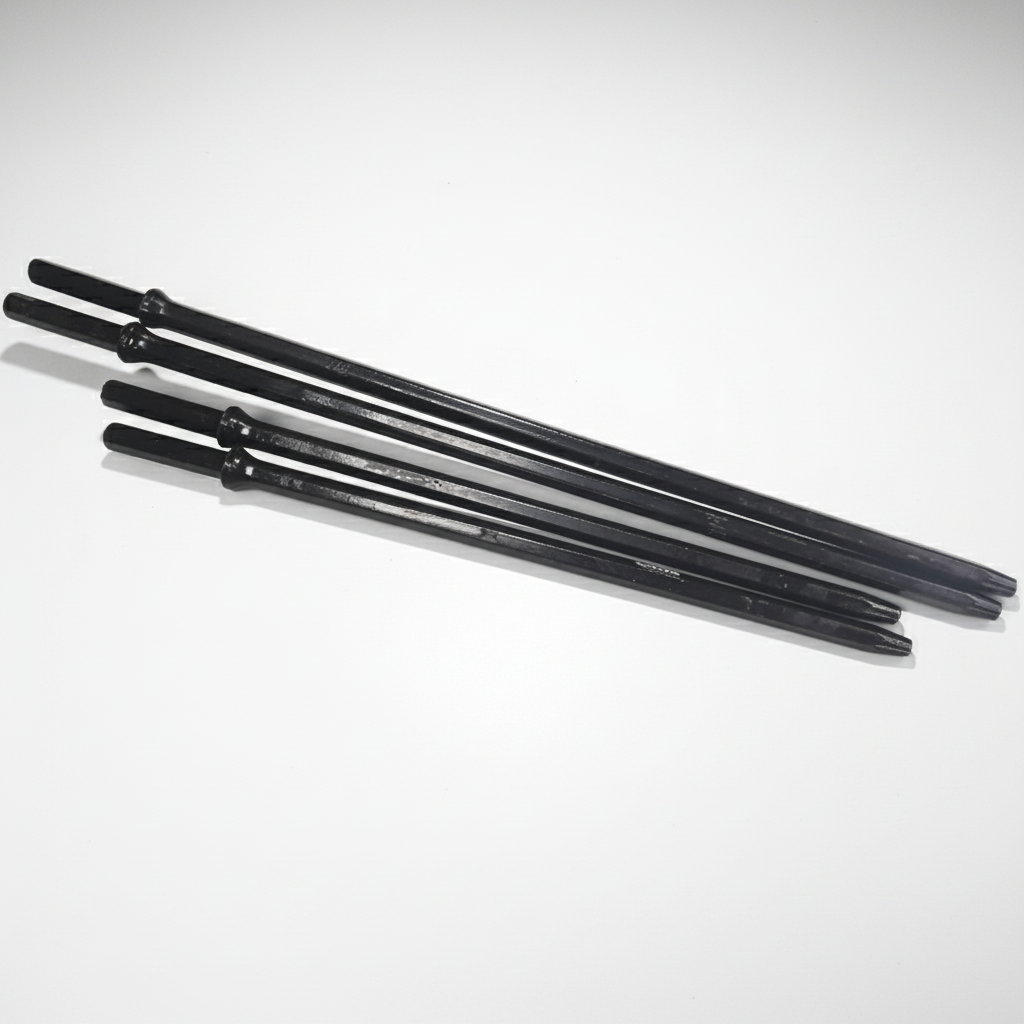 Mining Rigs Rock Drilling Rig Tapered Drill Rod 22/25mm Hex 7/11/12 Degree Forged Drilling Tool