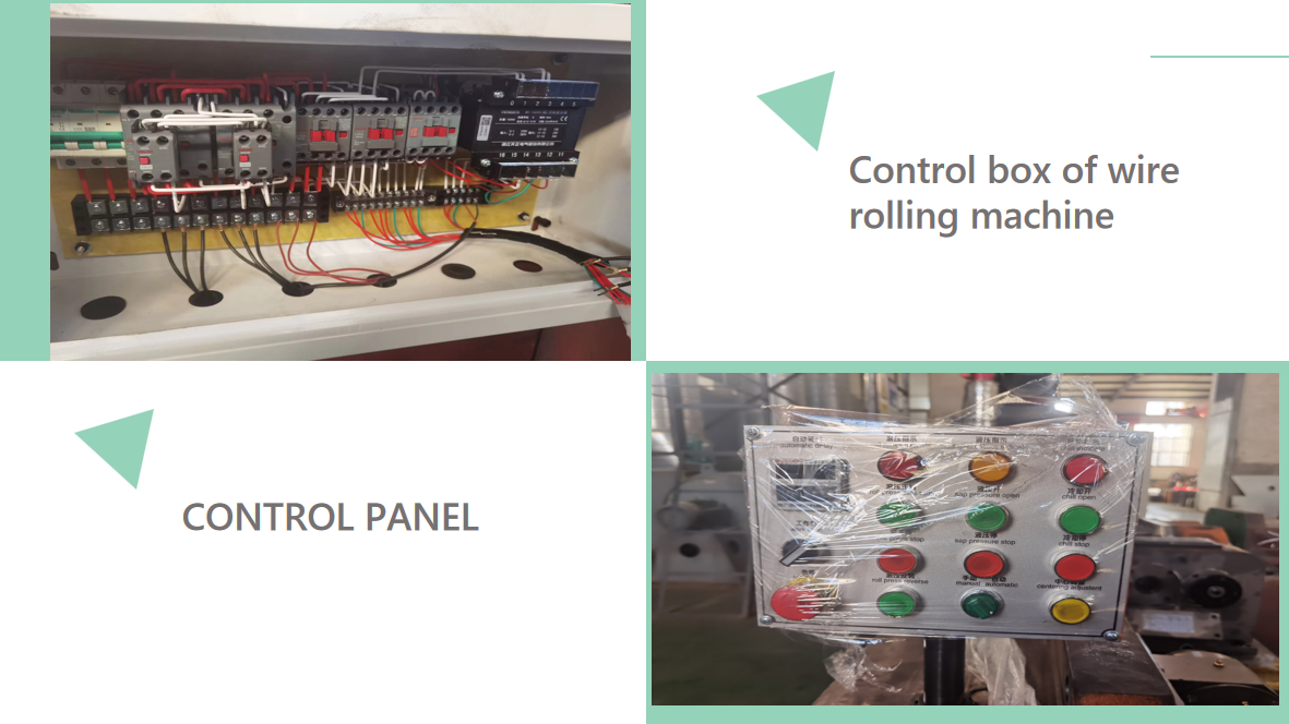 Thread rolling machine processing