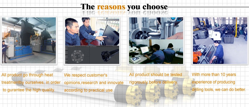 High-Air Pressure Mission 40 Carbon Steel Mining Drill Bit Forged Drilling Tool
