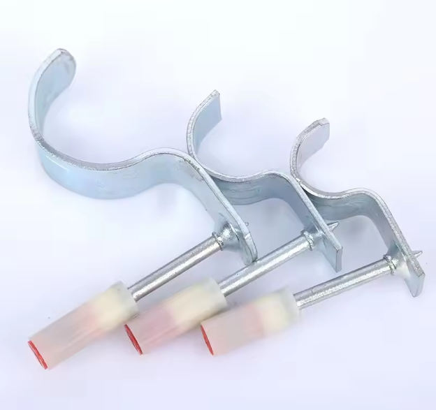 Mini Integrated Steel Roofing Nails Smooth Silent Fire Pipe Clip Hook Ceiling Concrete Fixing Pneumatic Fasteners