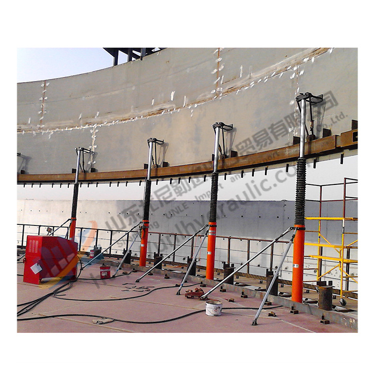 Synchronous Hydraulic Jacking System for Tank Roof Lifting Construction
