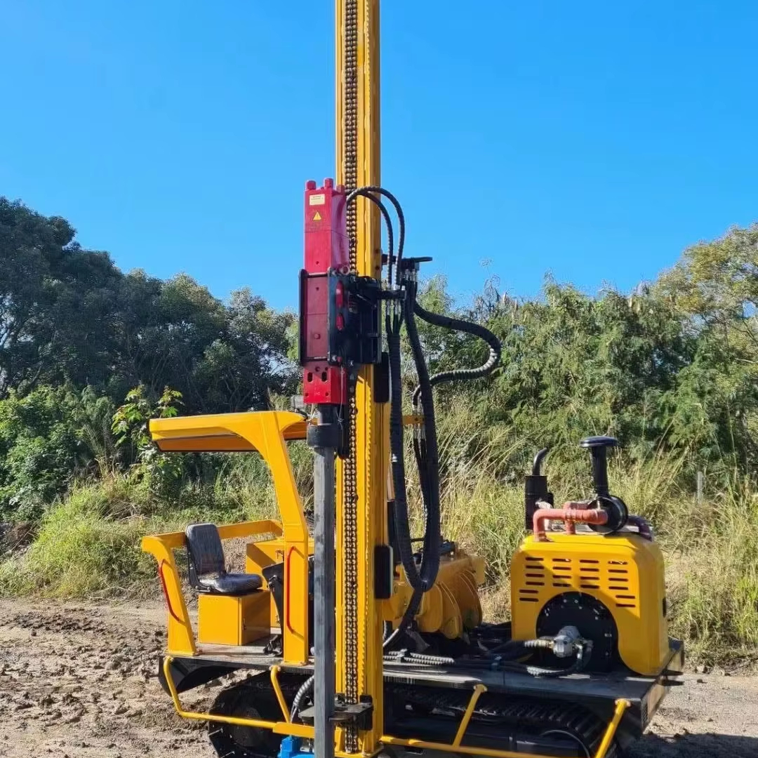 Professional Manufacturer Total Weight 1.45 Ton Deep Pneumatic Mine Rock Drill Rig