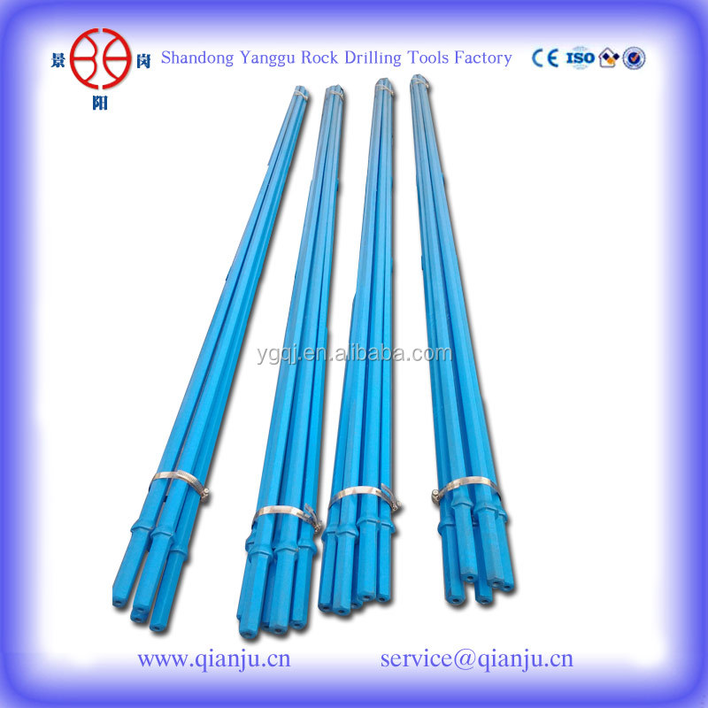 JYG Brand H22*108MM Tapered Drill Rods and Integral Drill Rods Hedagonal Drill Rods