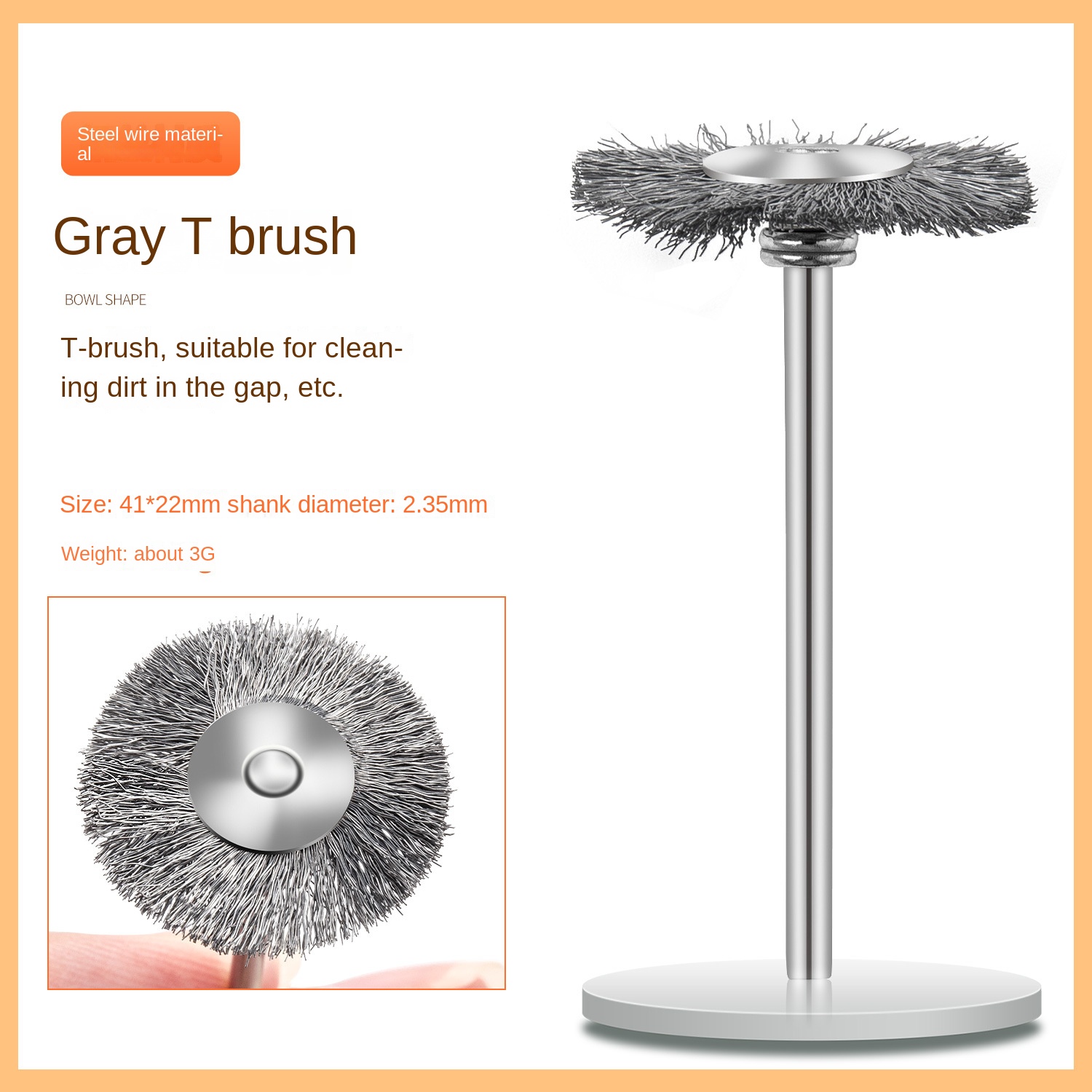 Nail Drill Bit Brush specification