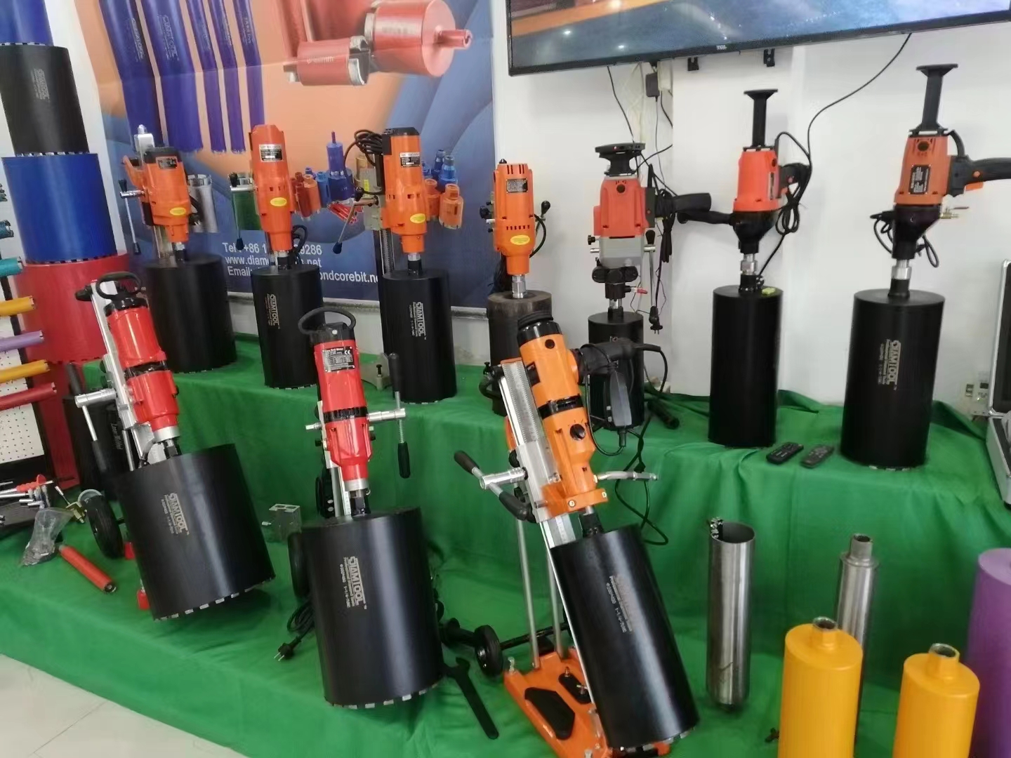 HZ-160 1900W Two Speed Handheld Diamond Core Drill Machine 150mm For Concrete Brick Masonry