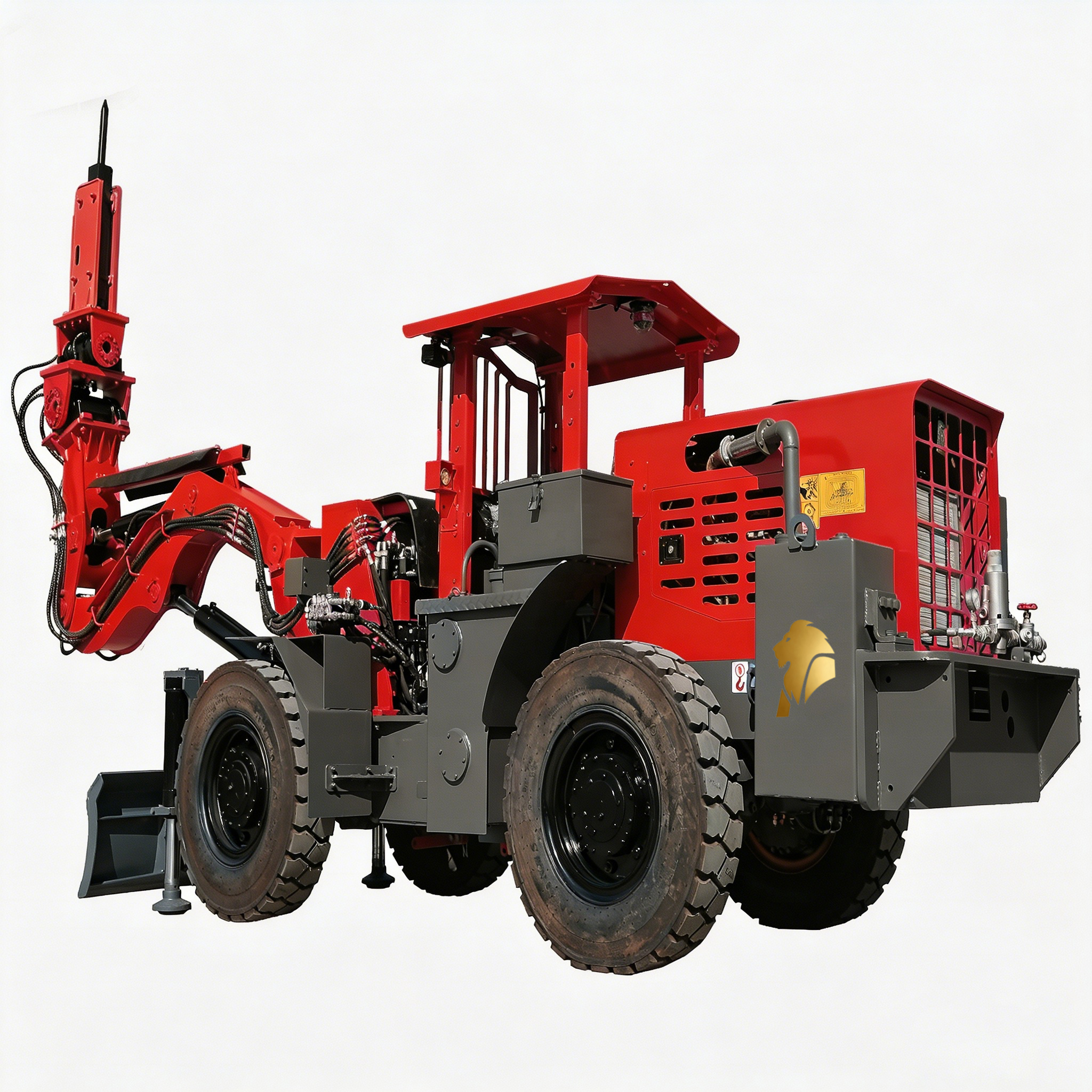 High Efficiency Diesel-Powered Rotary Hydraulic Scaling Drill Rig with Motor for Underground Tunneling Rock Bolt Scaling Mining