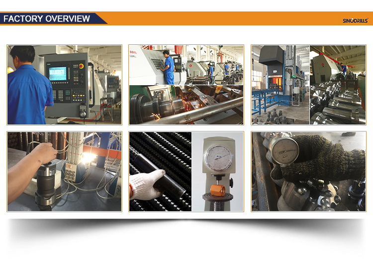 Rock drilling tools factory manufacturing environment