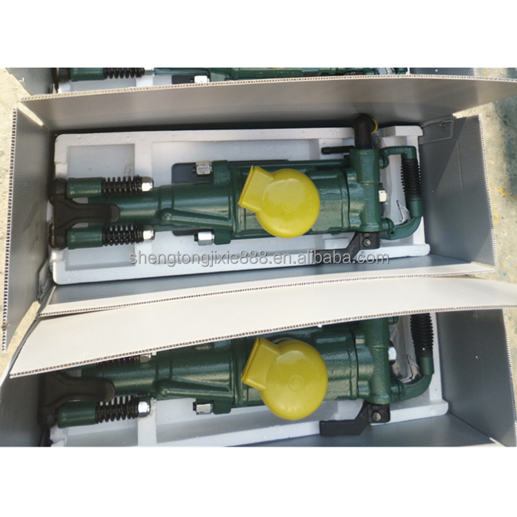Good Sales YT28 Handheld Rock Drill Pneumatic Rock Drill with air Leg for Blastng in Tunnel Mining Jack Hammer and Mining