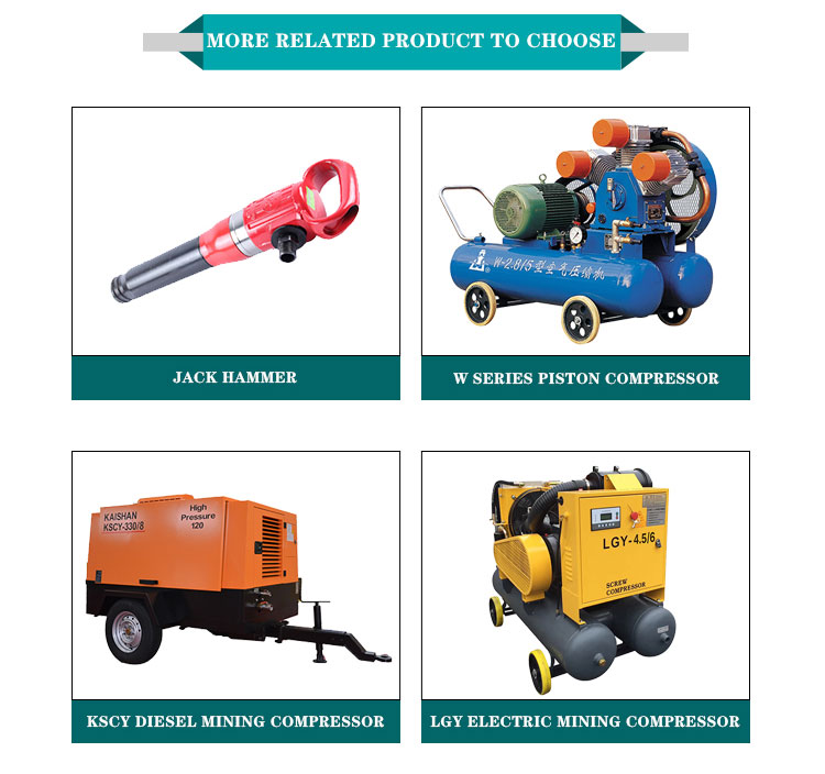 Factory Direct Sale Mining Pneumatic Jack Hammer Hand Rock Drill for Sale