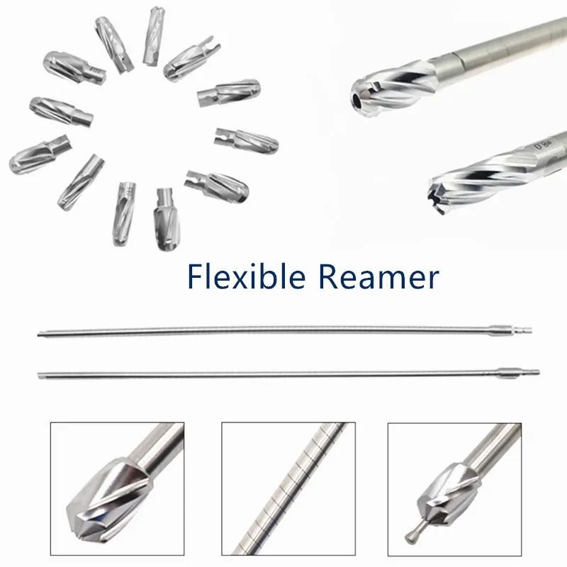 Surgical Orthopedic Drill Bit Detachable Flexible Reamer Spinal Burr &amp; Diamond Tip Cannulated Drill Bits for Neurosurgery