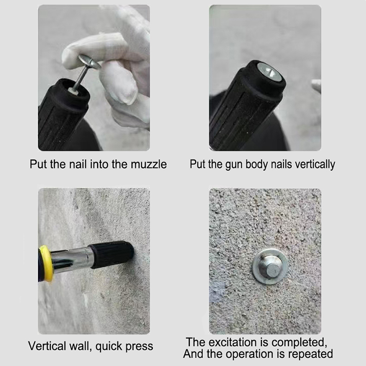 Power Tools Installation Home DIY Wall Anchor Wire Slotting Device Dec Low Noise Steel Ceiling Nail Guns Rivet Tool