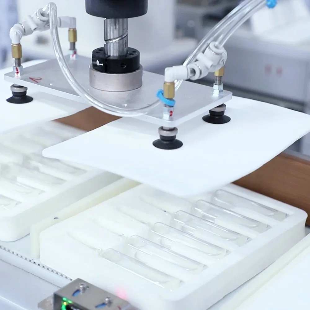 GMP-Certified Robotic Packaging Line for Over-The-Counter Pharmaceutical Cartons