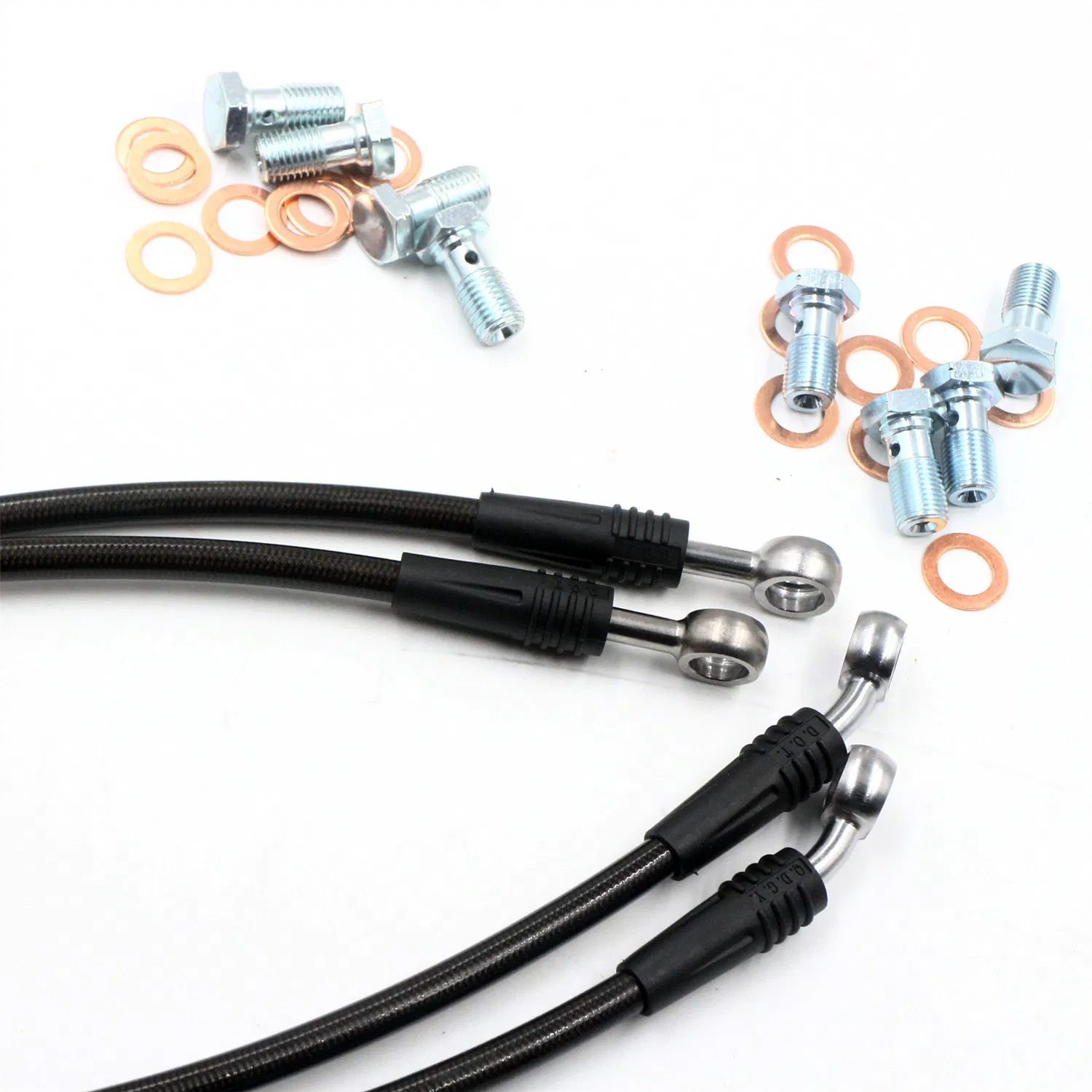 DOT SAE J1401 1/8 Best High Performance Car Racing Stainless Steel Braided PTFE Brake Fluid Hose Lines