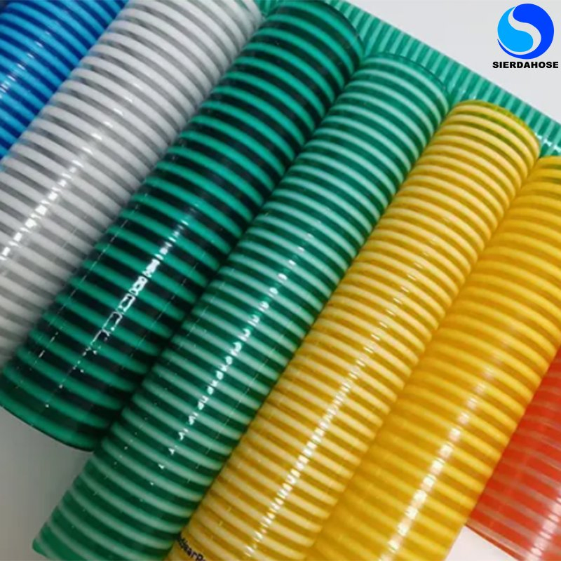 2- 8 Inch Vacuum PVC Suction Hose/PVC Helix Hose for Mining Water Pump Applications