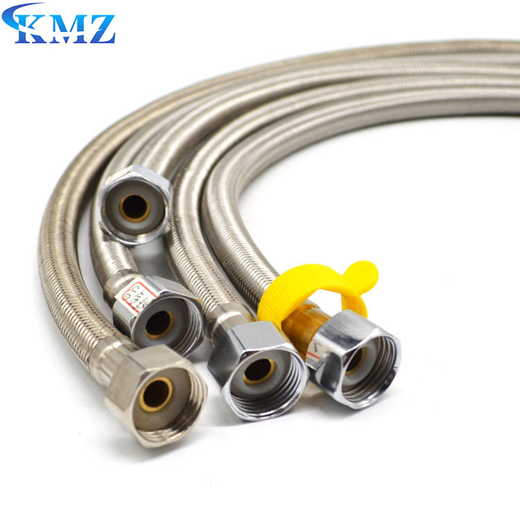 Factory Direct Sales Stainless Steel Braided Flexible Hose Water Heater Connection Pipe