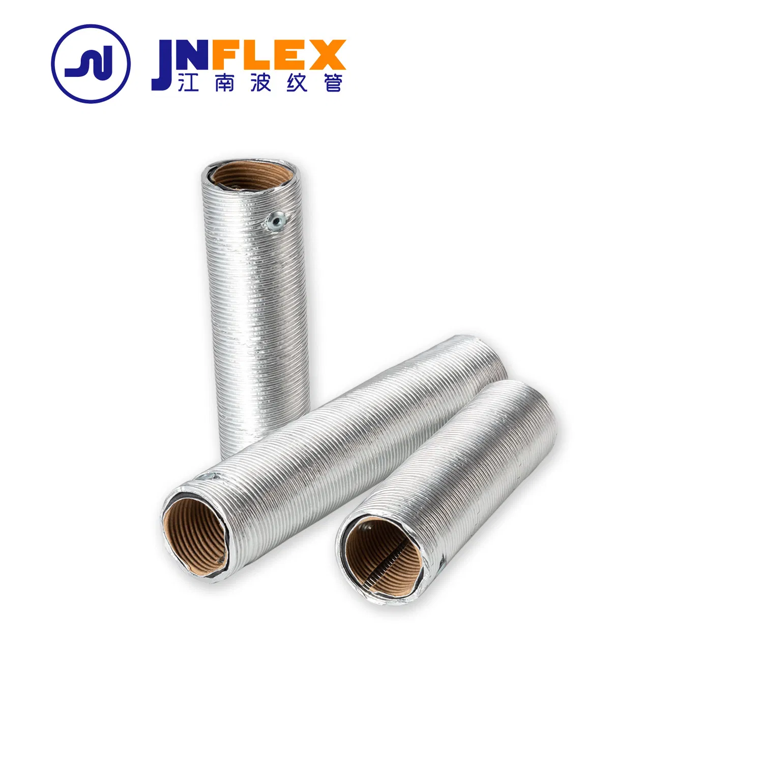 Heat Protector Heater Hose Return Hose From Heater Core to Pipe Silver Aluminum with Fiberglass Thermal Sleeve