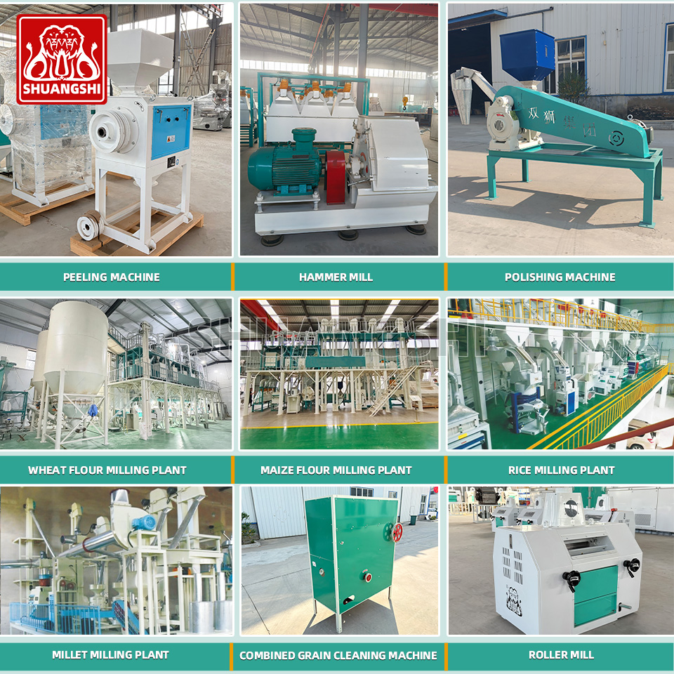 High Speed Multi-Function Agricultural 50 Ton Electric Posho Flour Mill Maize Milling Production Line for Sale