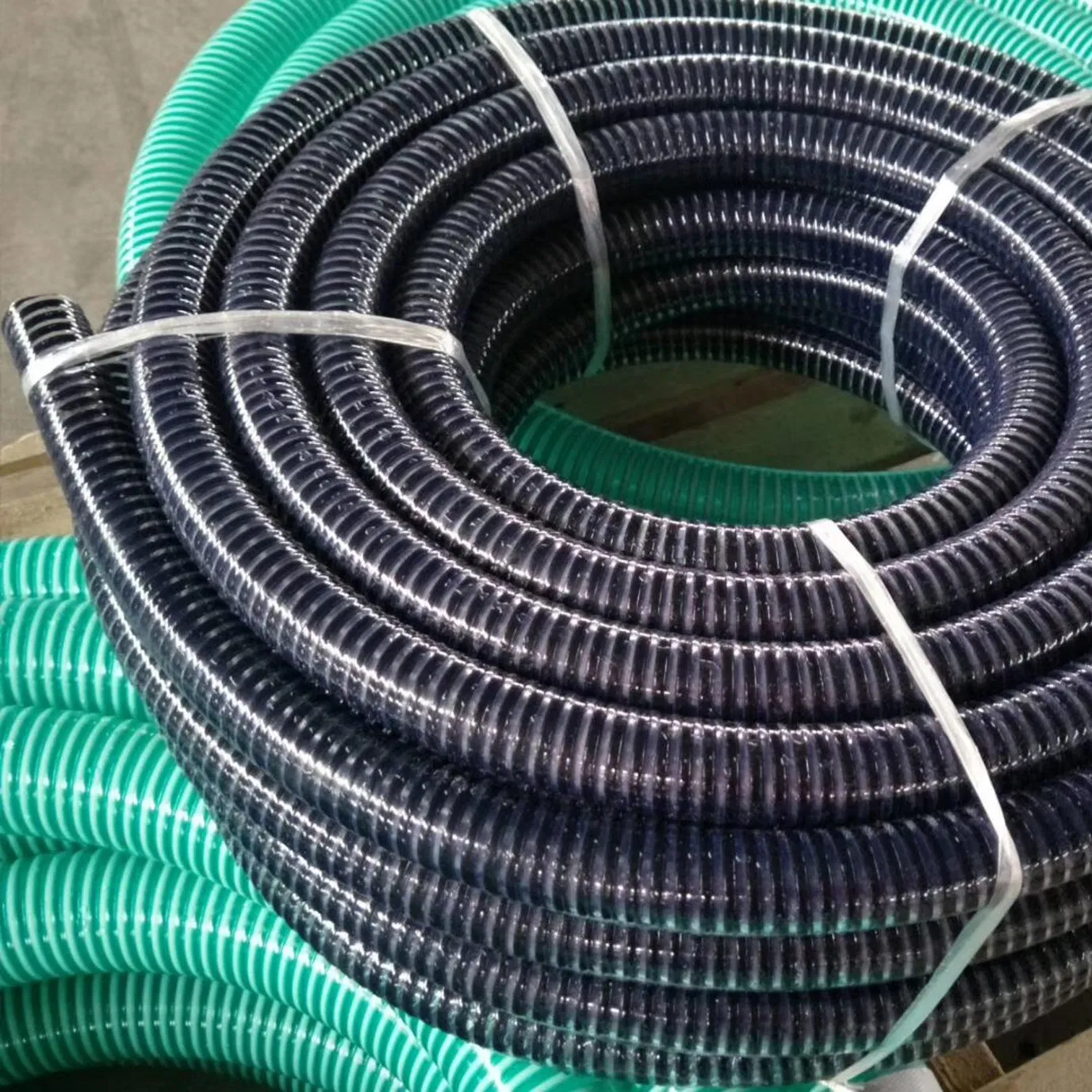 Heavy Duty Large Diameter PVC Helix Suction Hose for Mining vacuum Water Oil Pump