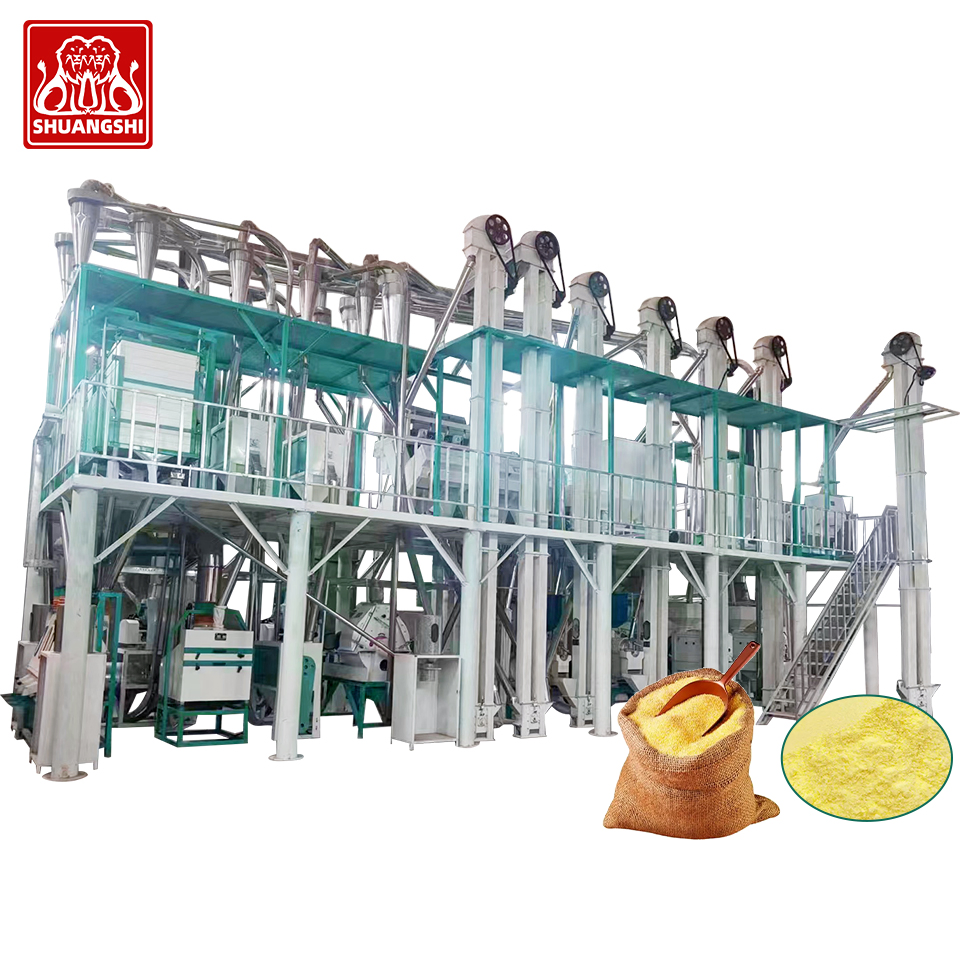 High Speed Multi-Function Agricultural 50 Ton Electric Posho Flour Mill Maize Milling Production Line for Sale