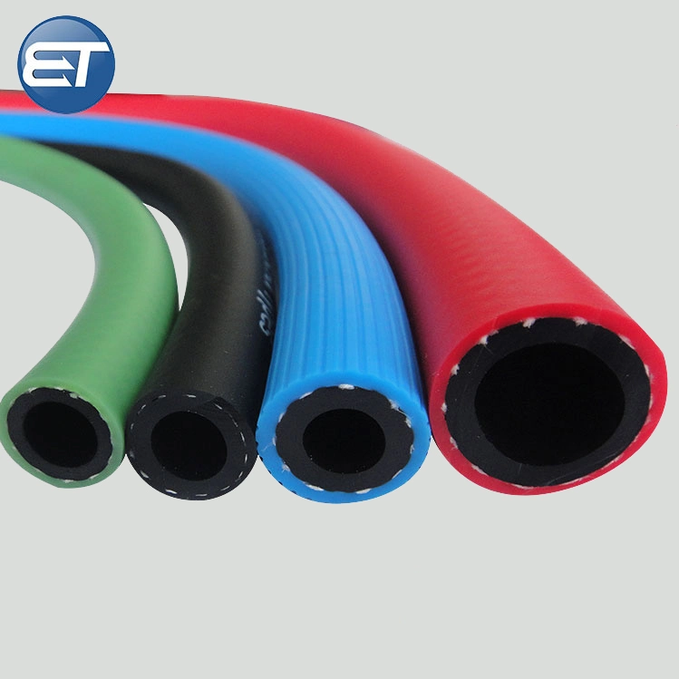 High Pressure PVC &amp; Rubber Hybrid Black Air Hose Pipe 3/8 3/4 1 Inch 20bar 40bar for Water Fuel Oil Pump Compressor
