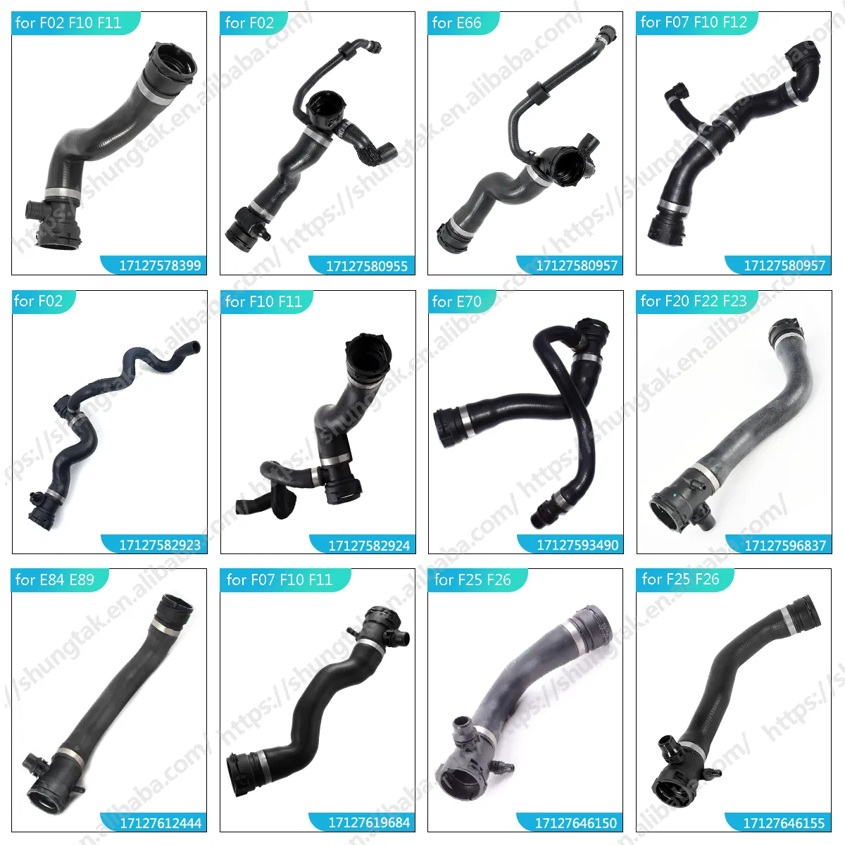 Shungtak Car Parts Engine Coolant Lower Radiator Hose for Mercedes Benz E Class W211 E200 E240 E320 2115010482