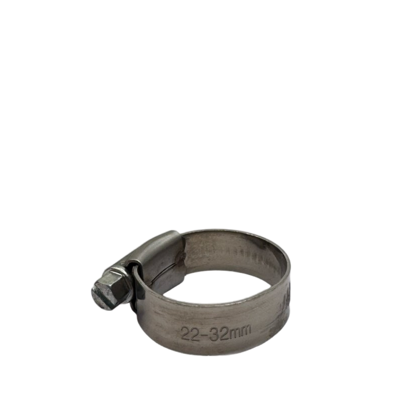 Premium British-Style Welded Head Hose Clamp for Automotive Use