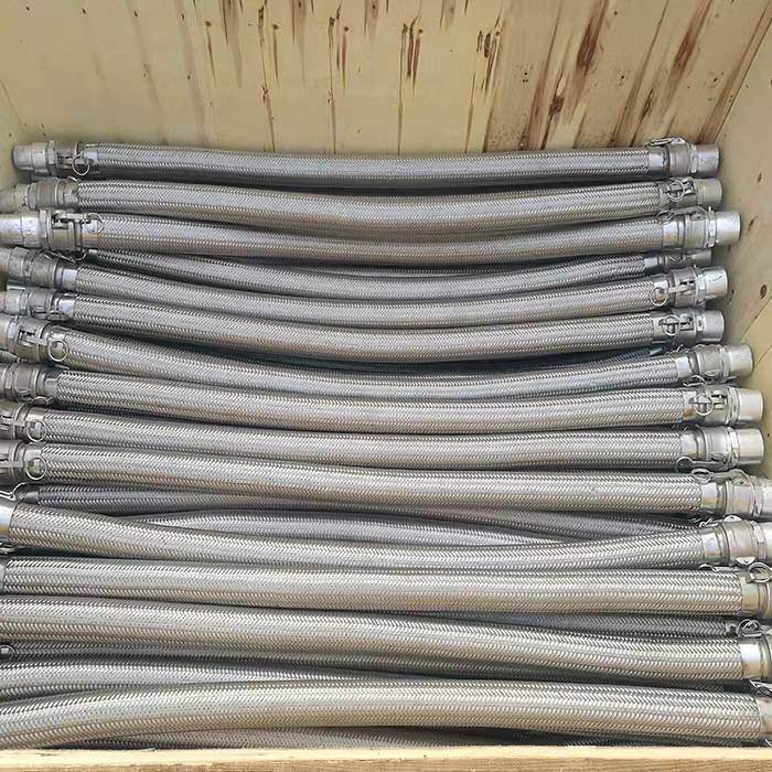 Oil &amp; Gas SS304/316 Braided Corrugated Hose - High-Pressure Flexible Metal Hose