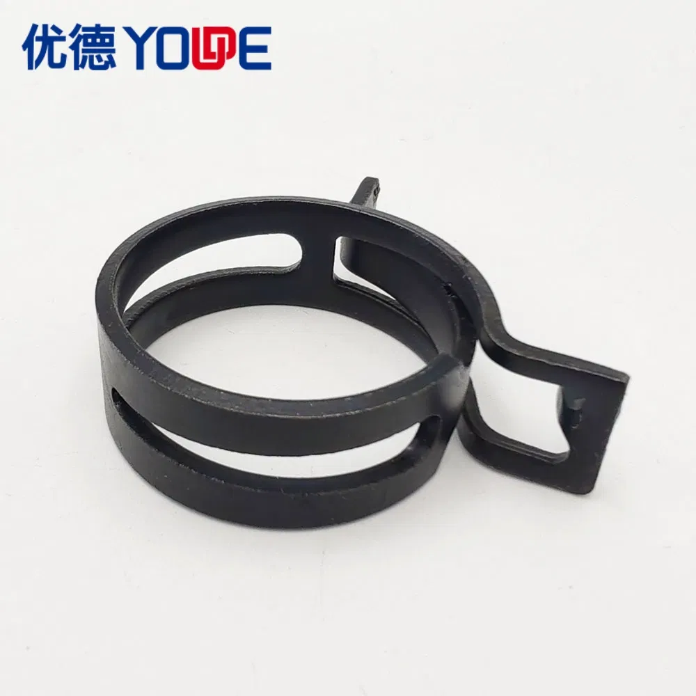 65mn Spring Clamp with Blacking High Strength Carbon Steel Hose Clamp for Automotive and Industrial Piping