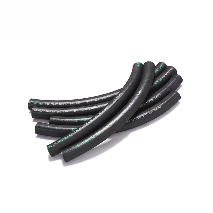 High-Pressure Steel Wire Braided Flexible Hydraulic Hose for Power Steering