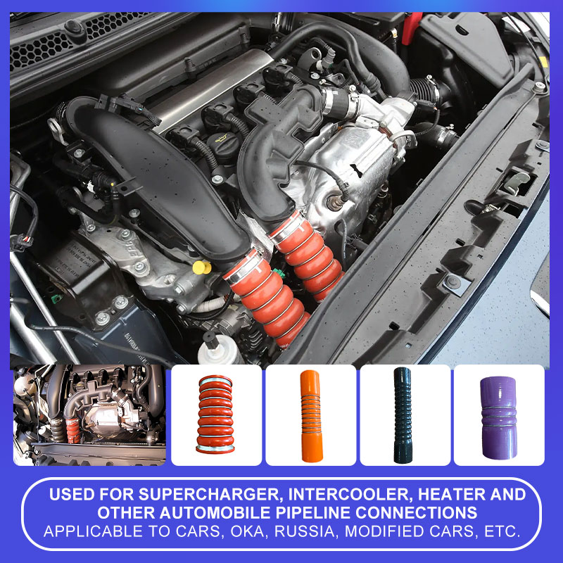 Factory Wholesale Auto Parts High Temperature Industrial Flexible Rubber Hose Tube Pipe Radiator Intercooler Coolant Elbow Silicone Hose