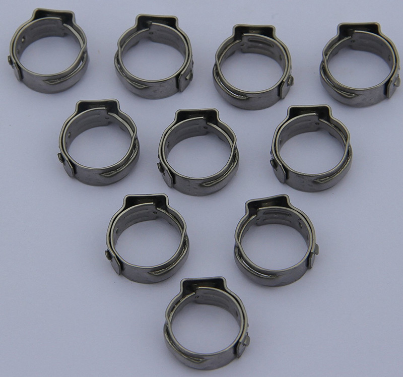 Single Ear Hose Clamps Tube Clamps Automotive Hose Clamps / Clamp Ring