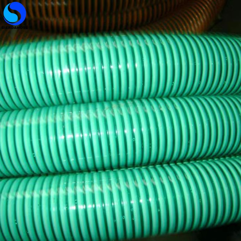 2- 8 Inch Vacuum PVC Suction Hose/PVC Helix Hose for Mining Water Pump Applications