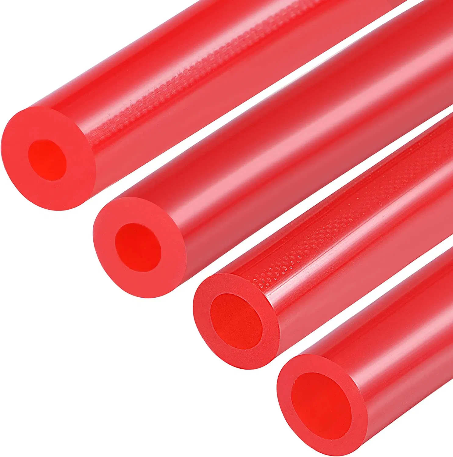 Vacuum Silicone Tubing Hose 5/32" 1/4" 5/16" 1/2" ID 1/8" Wall Thick 5FT Red High Temperature for Engine