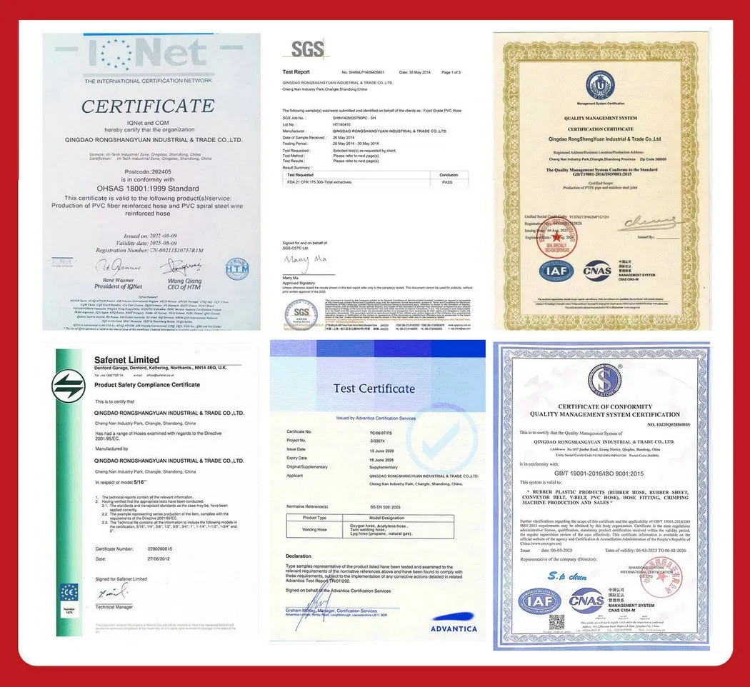 Certifications