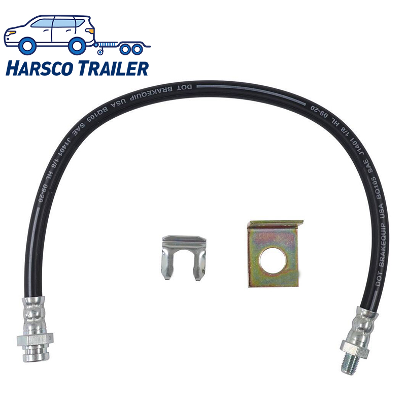 Hydraulic Line Kit for Torsion Axles, 15-1/2" Hose, SAE J1401 Compliant
