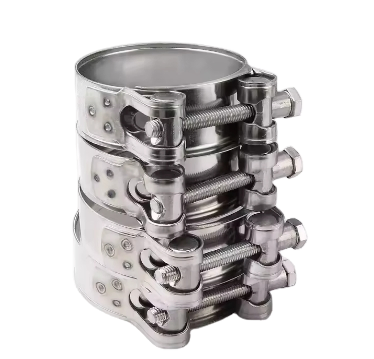 High-Quality Silver Round Hose Clamp for Automotive and Industrial Use