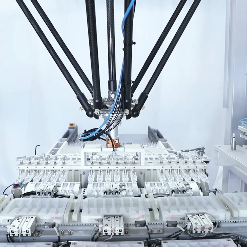 GMP-Certified Robotic Packaging Line for Over-The-Counter Pharmaceutical Cartons