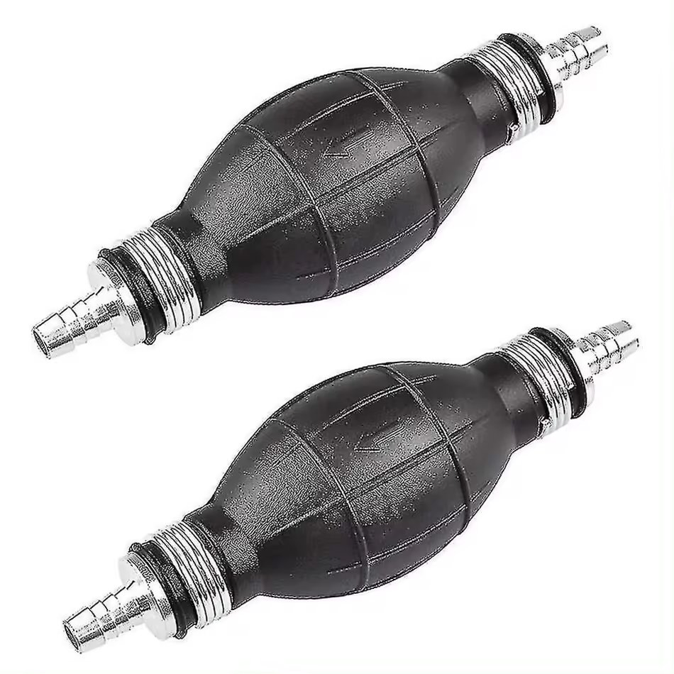 Hose with a Pear Pump for Draining Fuel