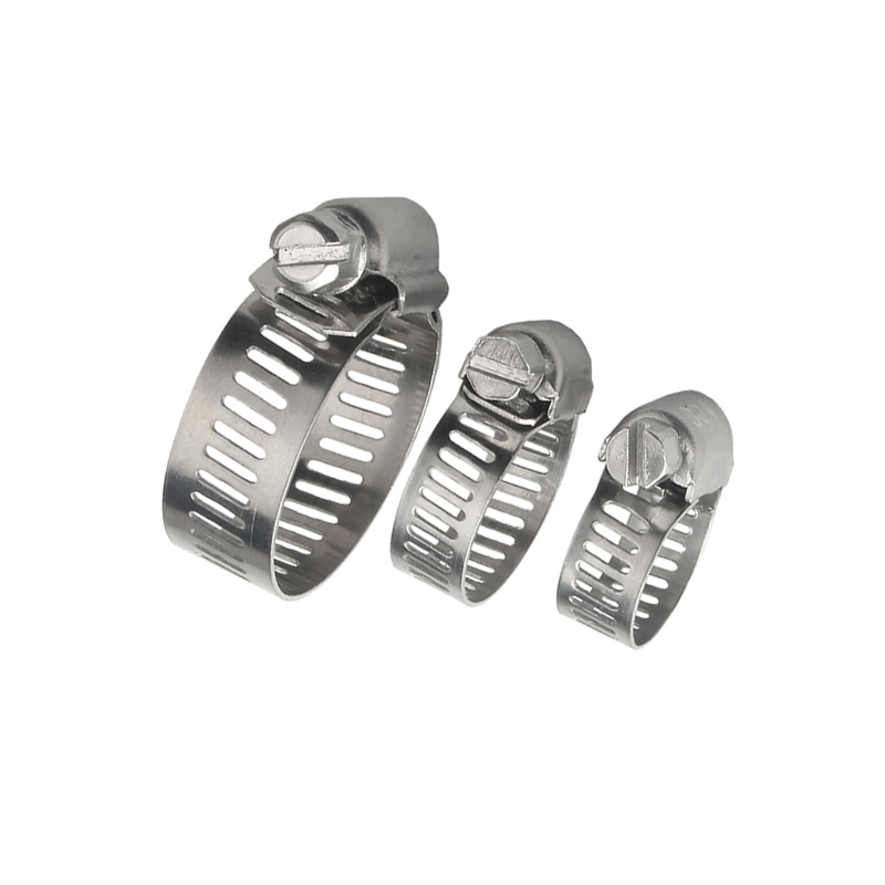 Automotive Adjustable Stainless Steel Heavy Duty Worm Gear Hose Clamp