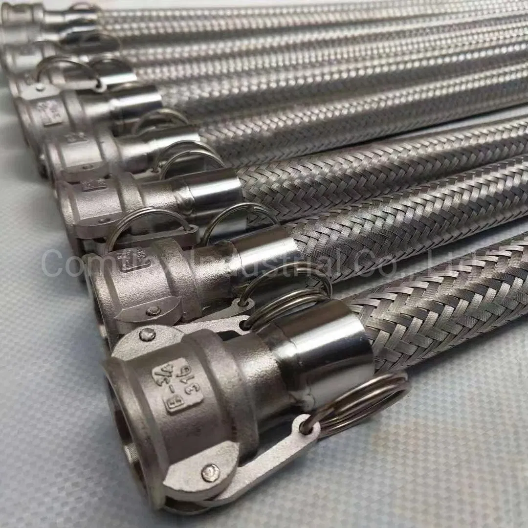 Corrugated Stainless Steel Flexible DN 1/4-12 Inch Corrugated Metal Hose